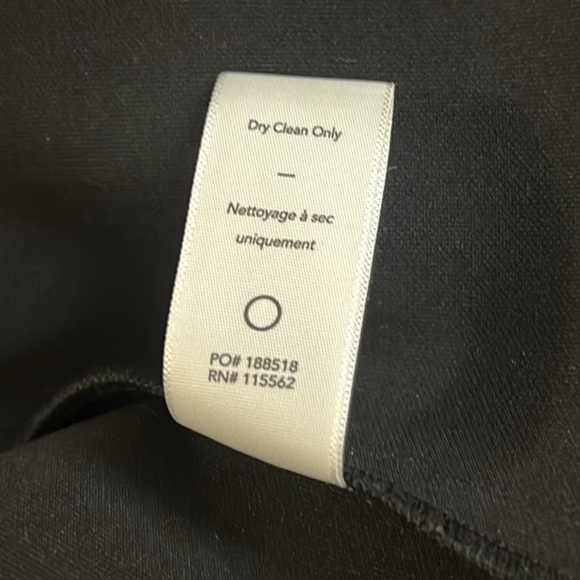 NWT,Likely, Sleek,Black & Ivory One-Shoulder Asymmetrical Sheath Dress, Size 6 - Picture 6 of 11